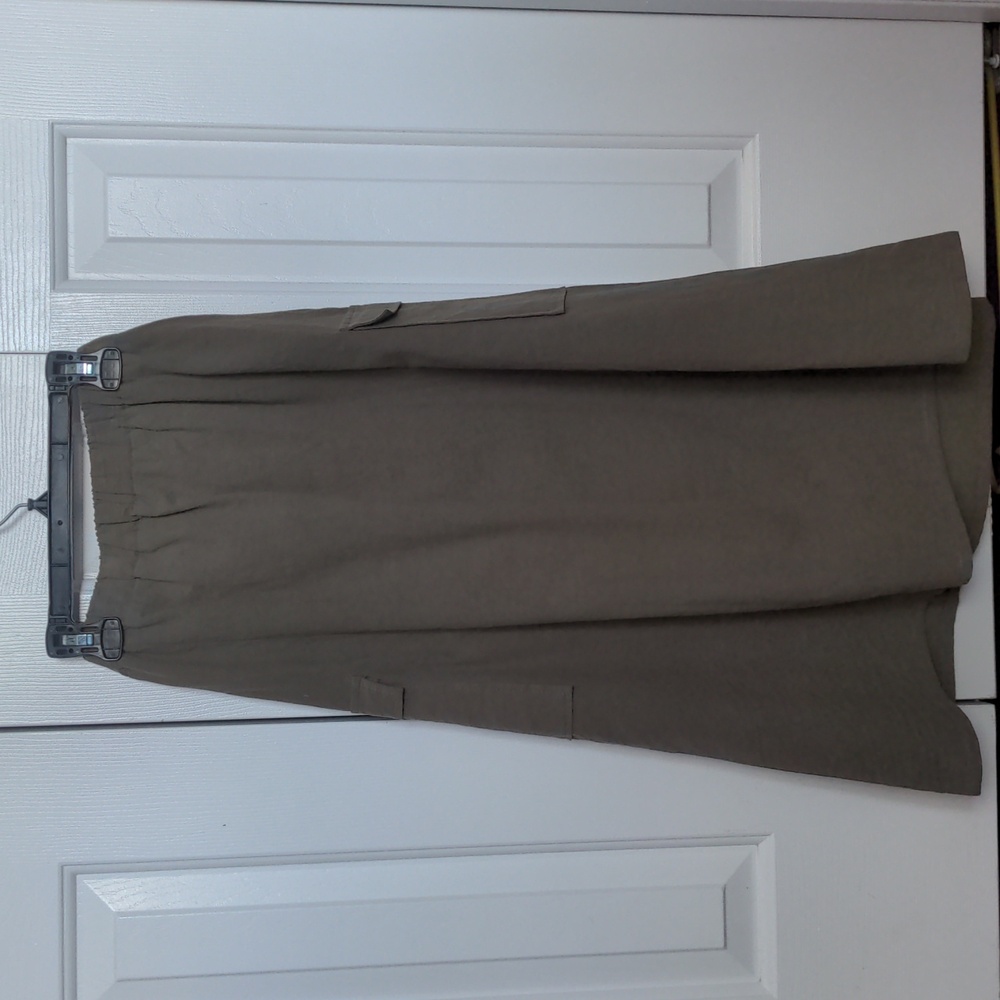 linen maxi skirt